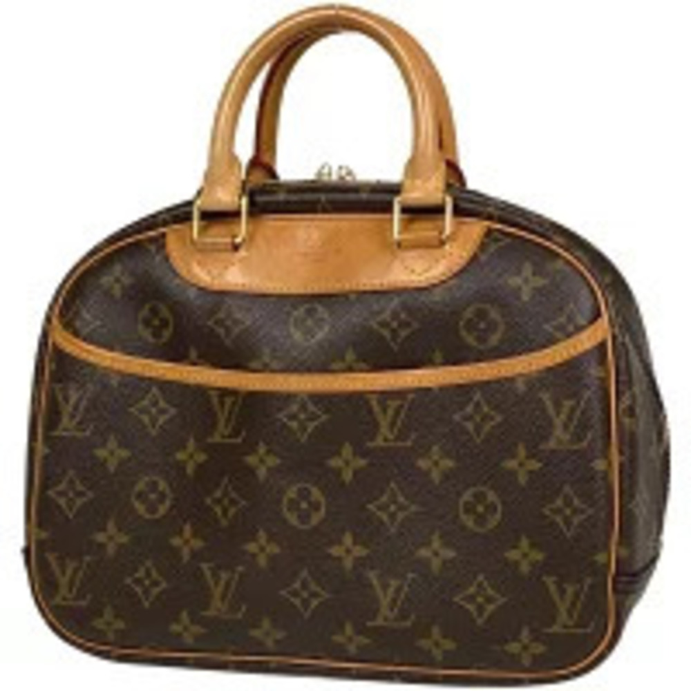 Louis Vuitton Trouville Boston Bag Handbag Monogram Brown